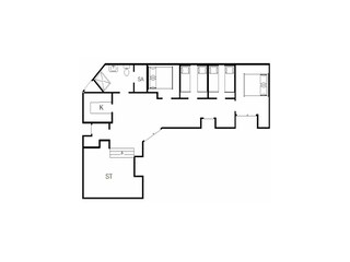 Maison de vacances Vejers Strand Plan d'étage 4