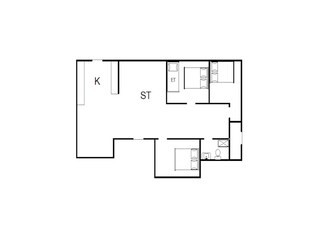 Vakantiehuis Henne Strand Grondplan 36