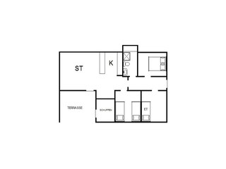 Casa per le vacanze Blåvand Pianta del piano 39