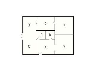 Casa per le vacanze Rudkøbing Pianta del piano 57