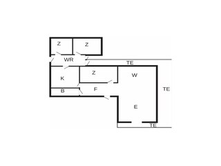 Vakantiehuis Malling Grondplan 4