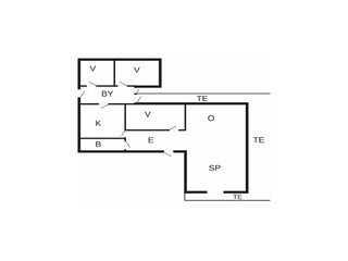Vakantiehuis Malling Grondplan 5