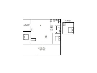 Vakantiehuis Hvide Sande Grondplan 37