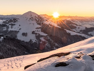 Sonnenuntergang im Winter