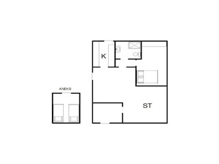 Vakantiehuis Henne Strand Grondplan 40