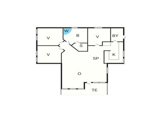 Maison de vacances Bjerge Strand Plan d'étage 19