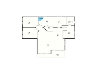 Ferienhaus Bjerge Strand Grundriss 6