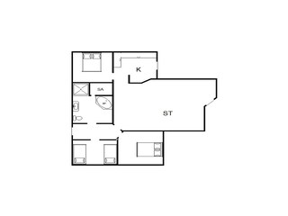 Casa per le vacanze Henne Strand Pianta del piano 8