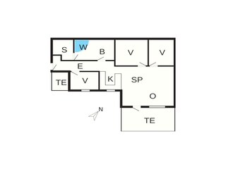 Maison de vacances Ansager Plan d'étage 36