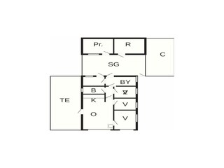 Casa per le vacanze Bogø Pianta del piano 30