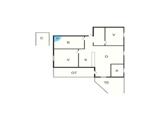 Maison de vacances Stauning Plan d'étage 44