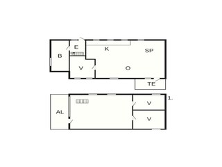 Casa per le vacanze Løkken Pianta del piano 48