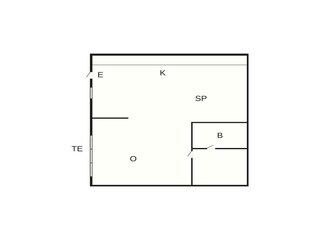 Vakantiehuis Allinge Grondplan 20