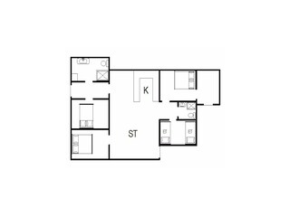 Casa per le vacanze Houstrup Pianta del piano 45