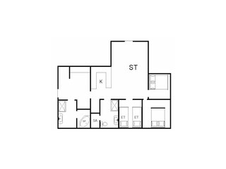 Ferienhaus Houstrup Grundriss 2