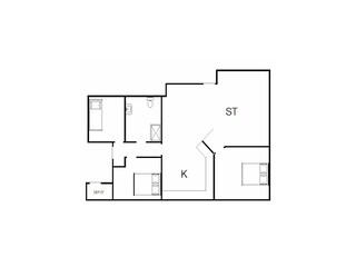 Maison de vacances Skaven Strand Plan d'étage 40