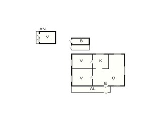 Vakantiehuis Axvall Grondplan 36