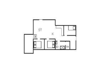 Ferienhaus Bjerregård Grundriss 3