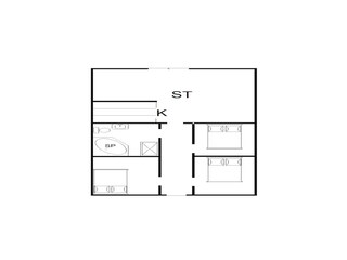 Vakantiehuis Bjerregård Grondplan 29