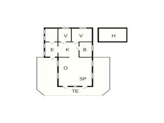 Casa per le vacanze Allinge Pianta del piano 16