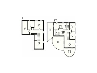 Holiday house Snogebæk Floor Plan 34