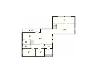 Vakantiehuis Alsvåg Grondplan 36