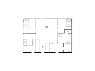 Ferienhaus Skaven Strand Grundriss 2