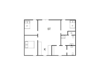 Vakantiehuis Skaven Strand Grondplan 39