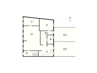 Casa de vacaciones Rødby Plano de planta 36