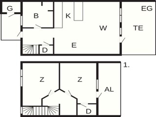Parc de vacances Løkken Plan d'étage 16