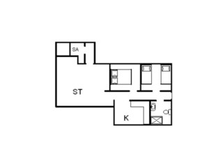 Holiday house Fanø Bad Floor Plan 4
