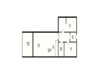 Vakantiepark Bønnerup Strand Grondplan 49