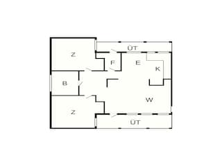 Parc de vacances Enø Plan d'étage 68