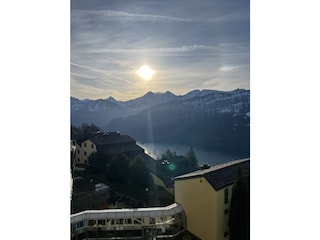 Blick auf Eiger Nordwand, Mönch und Jungfrau