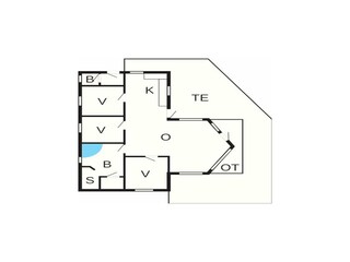 Ferienhaus Sjølund Grundriss 19