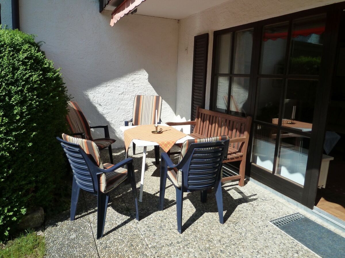 Terrasse mit Liegen