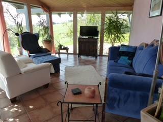 Wohnzimmer mit Aussicht