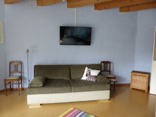 Schlafcouch, auch zum Ausziehen