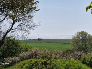 Blick zur Ostsee vom Grundstück
