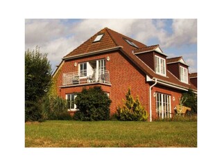 Balkon und Gauben der Wohnung