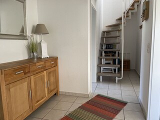 Treppe ins Dachgeschoss