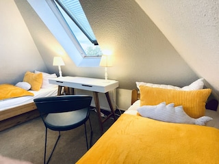 Arbeitsplatz im Dach