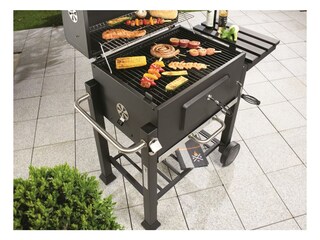 Charcoal grill at the terase