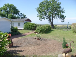 Boddenblick von zweiter Terrasse