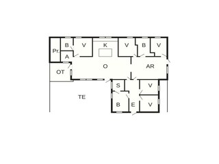 Casa per le vacanze Blåvand Pianta del piano 70