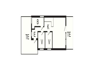 Vakantiehuis Bork Havn Grondplan 41