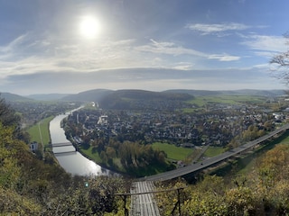 Wo die Weser einen großen Bogen macht