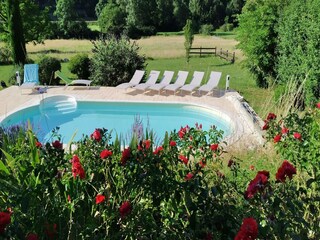 Casa de vacaciones Saint-Aubin-de-Nabirat Grabación al aire libre 4