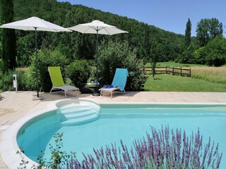 Casa de vacaciones Saint-Aubin-de-Nabirat Grabación al aire libre 10