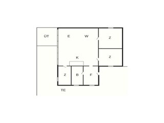 Vakantiehuis Hvalpsund Grondplan 19